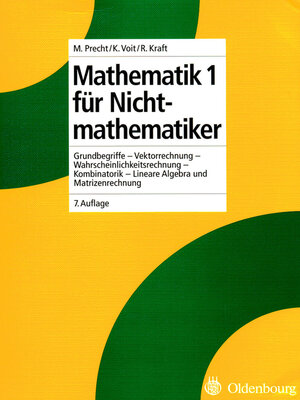 cover image of Mathematik 1 für Nichtmathematiker